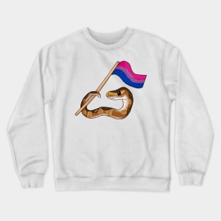 Ball Python Pride! [Normal Morph, Bisexual] Crewneck Sweatshirt